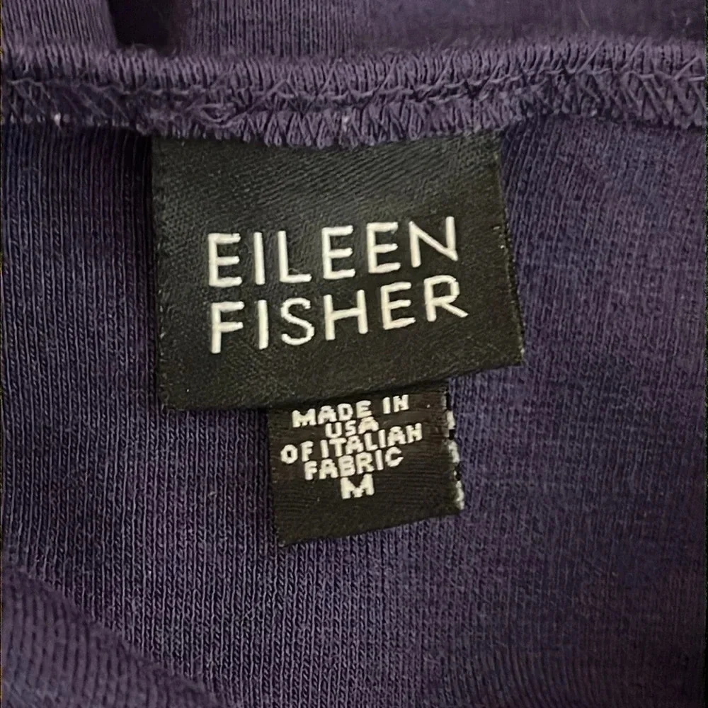 Eileen Fisher | Wool blend open front cardigan sweater Women’s size M stretch